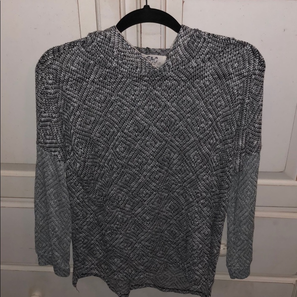 Grey and black multicolored hoodie. Vintage Havana